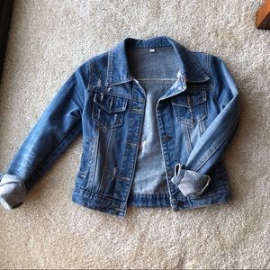 Demin Ripped Women Jacket